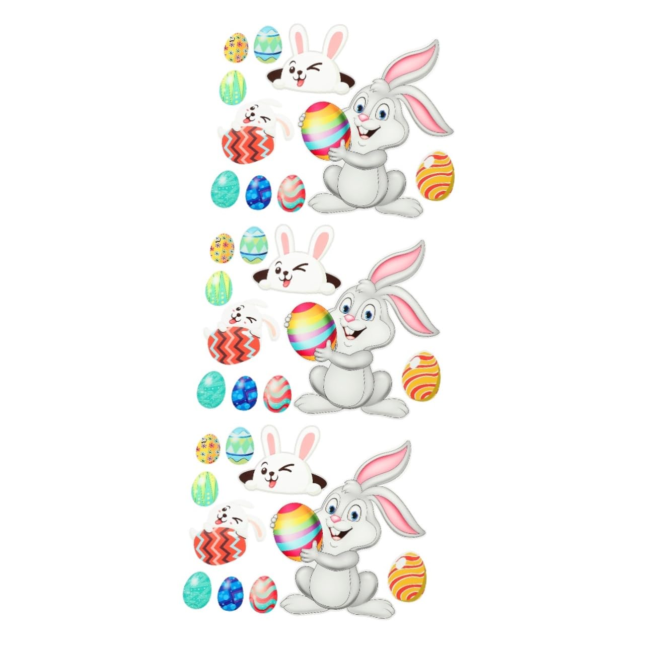 Pegatinas decorativas divertidas imanes magnéticos para nevera juego de 3 calcomanías suaves