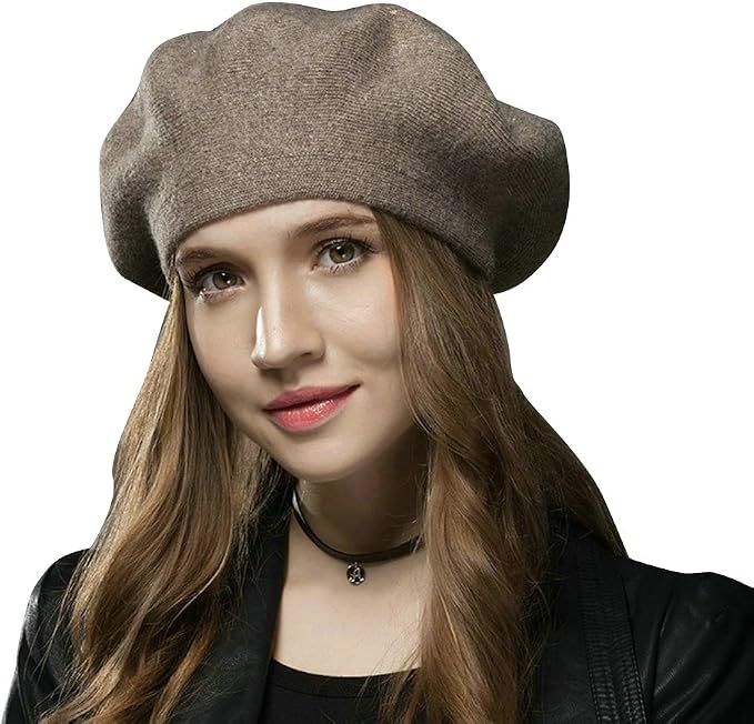 FLY HAWK Cappello Donna Invernali Baschi di Lana Elegante - Berretto  Vintage Donna Ragazze Caldo Stile Francese, Beanie Piatto in Autunno ed  Inverno caffè : Amazon.it: Abbigliamento