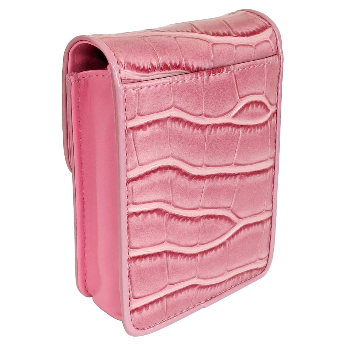 Lux Candy Croco Magnetic Case 20 (100mm) Cigarette Case Tobacco 3-07086-26 Pink