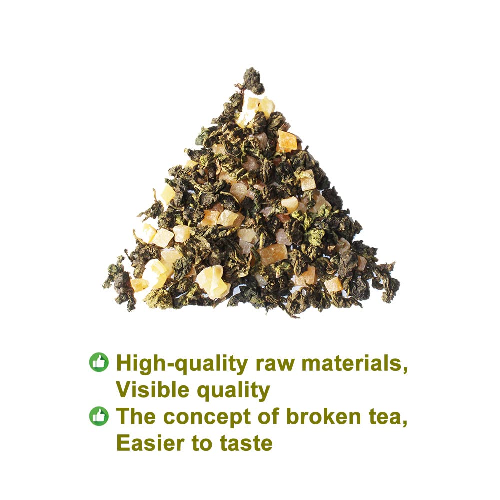 Plant Gift Hami Melon Oolong Tea Bags 8.81oz (10g*25bags), oolong tea, Hami melón seco, China natural pura, té mixto de salud, combinación de té de flores 250g 哈密瓜乌龙茶