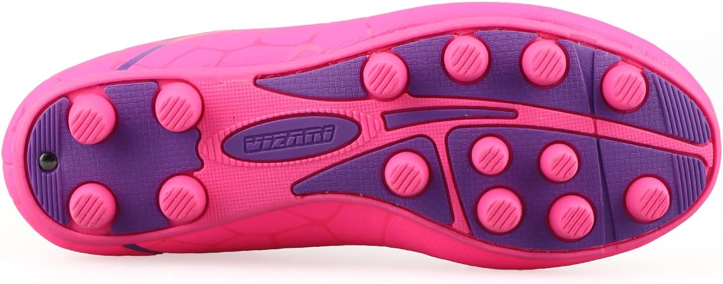 Vizari USA Soccer Cleats Boys, Girls - FG Firm Ground Football Shoes for Toddlers/Little/Big Kids - Youth Football Cleats - Comfort & Excellent Traction