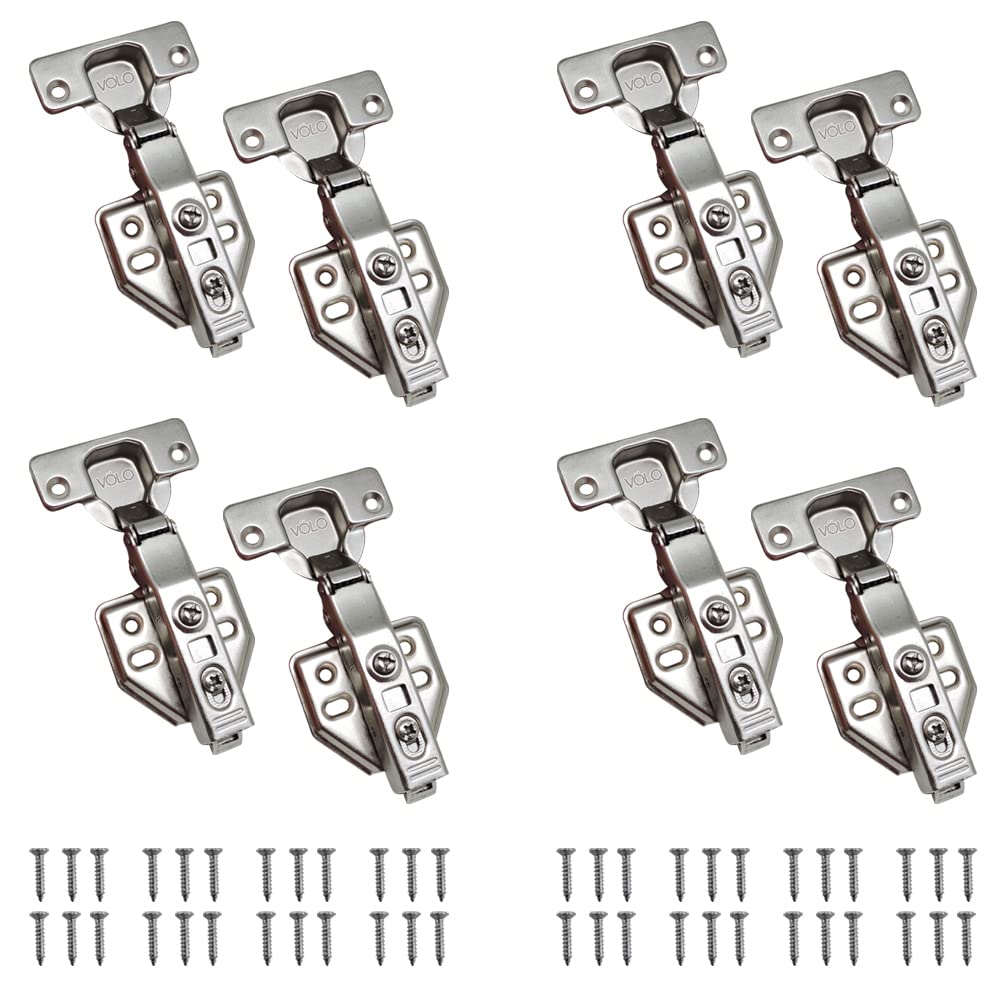 VOLO Soft Close Cabinet Hinges - Nickel Finish -13 VOLO Soft Close Cabinet Hinges - Nickel Finish -13