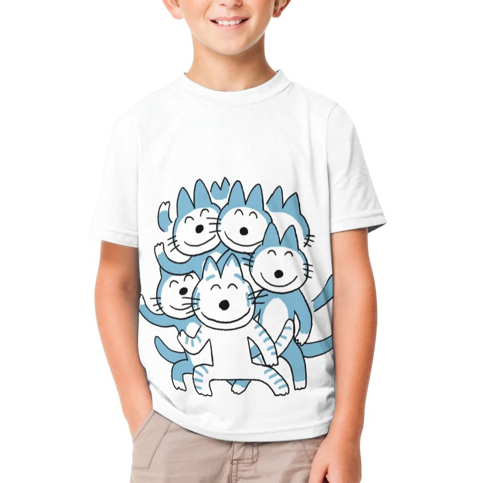 Amazon.co.jp: キッズ Tシャツ 11ぴきのねこ 子供服 トップス 半袖 100  