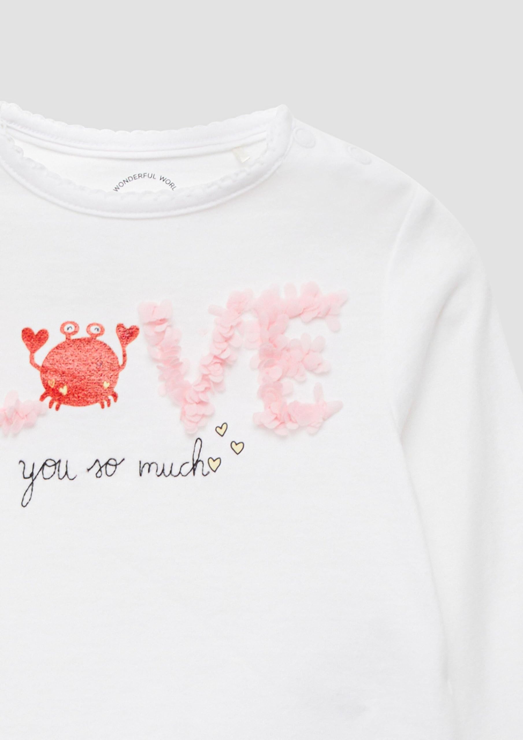 s.Oliver Weiches Longsleeve mit Artwork