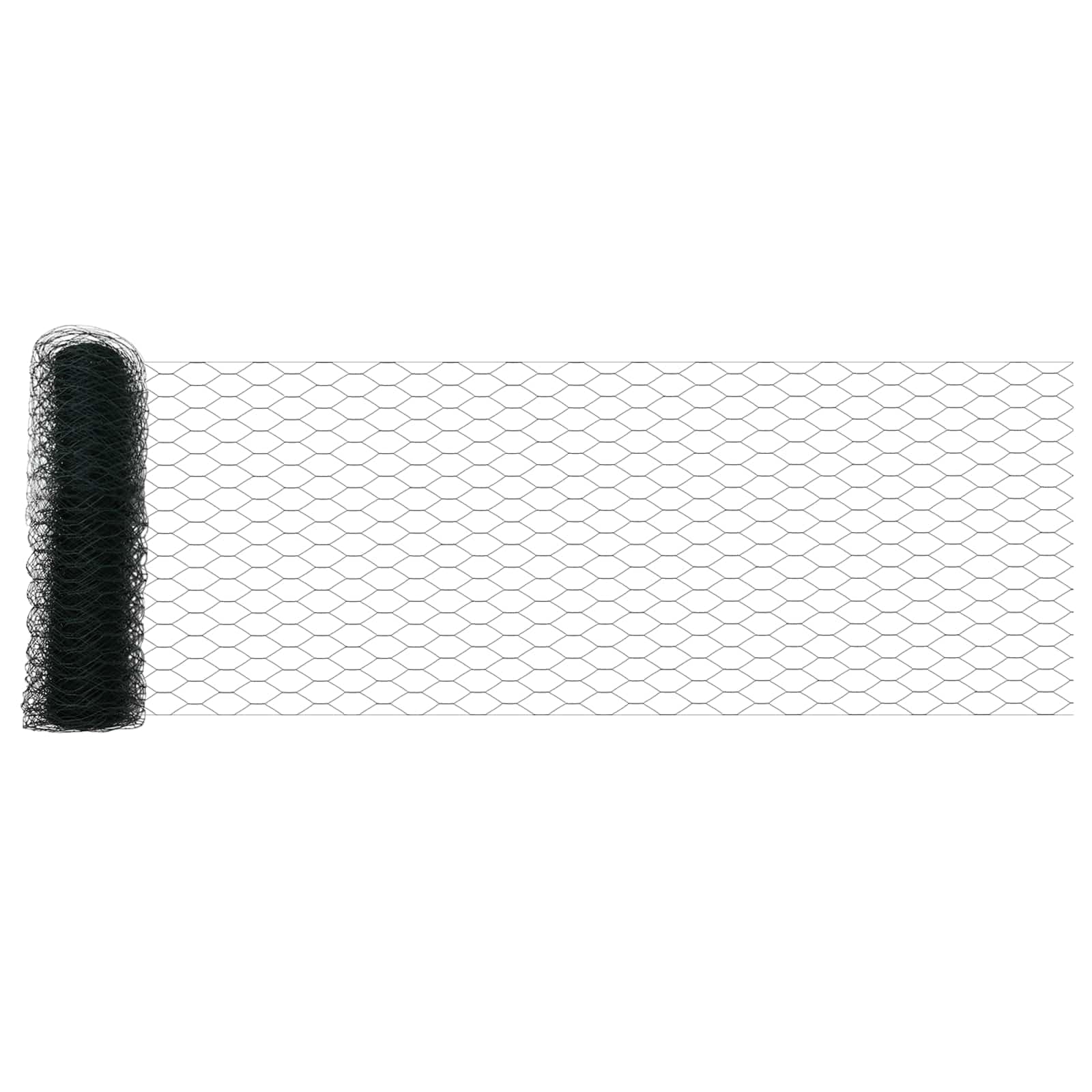 Hexagon Fence Green 0.5 x 10 m PVC Garden Privacy Screen Decorative Outdoor Boundary Modern Terrace Divider Durable Landscape Edging