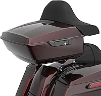 Vista 82 de Moto Onfire Harley Tour Pack King Tour Pack Accesorios Respaldo Pad Fit para Harley Touring 1997+ (Manchado Rojo (Brillante))