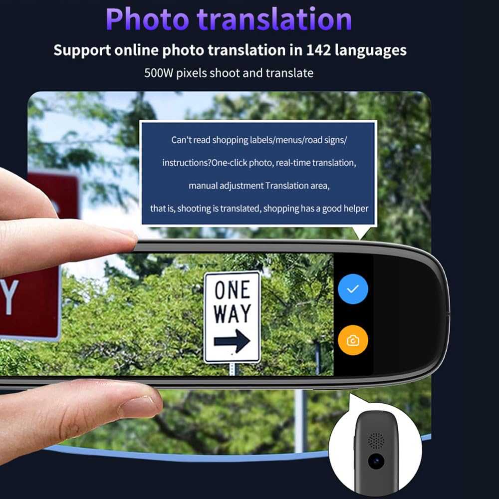 Diccionario Traducción Pen WiFi/BT Connection 142 Idiomas Dicción Múltiple con Pantalla Táctil para Estudiantes de Idiomas