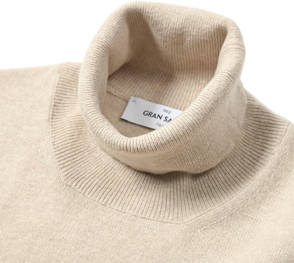 Gran Sasso ベージュ ハイネックニット Gran Sasso ベージュ ハイネックニット Gran Sasso グランサッソ