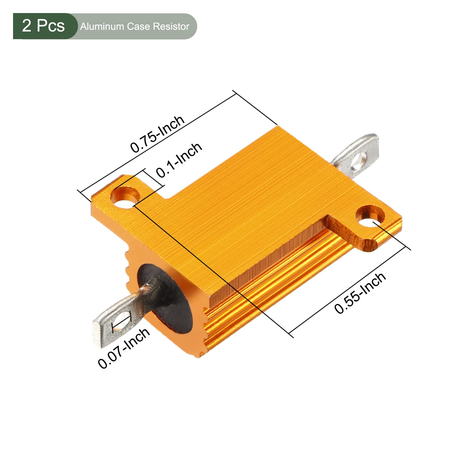 100pcs 1/2w 5% Carbon Film Resistor,6.8R