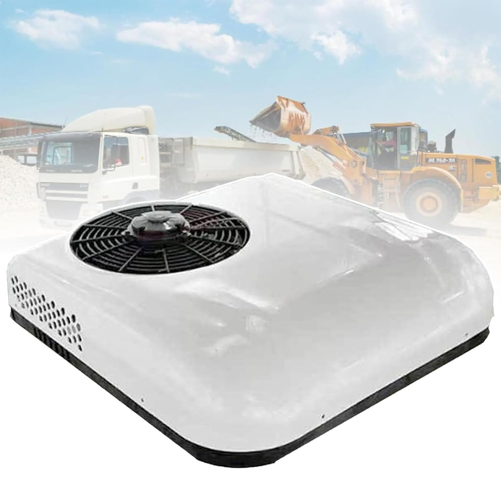 Klimatyzator Dachowy do Kampera 12V/24V, Nawiew do 450 m³/h White-12V