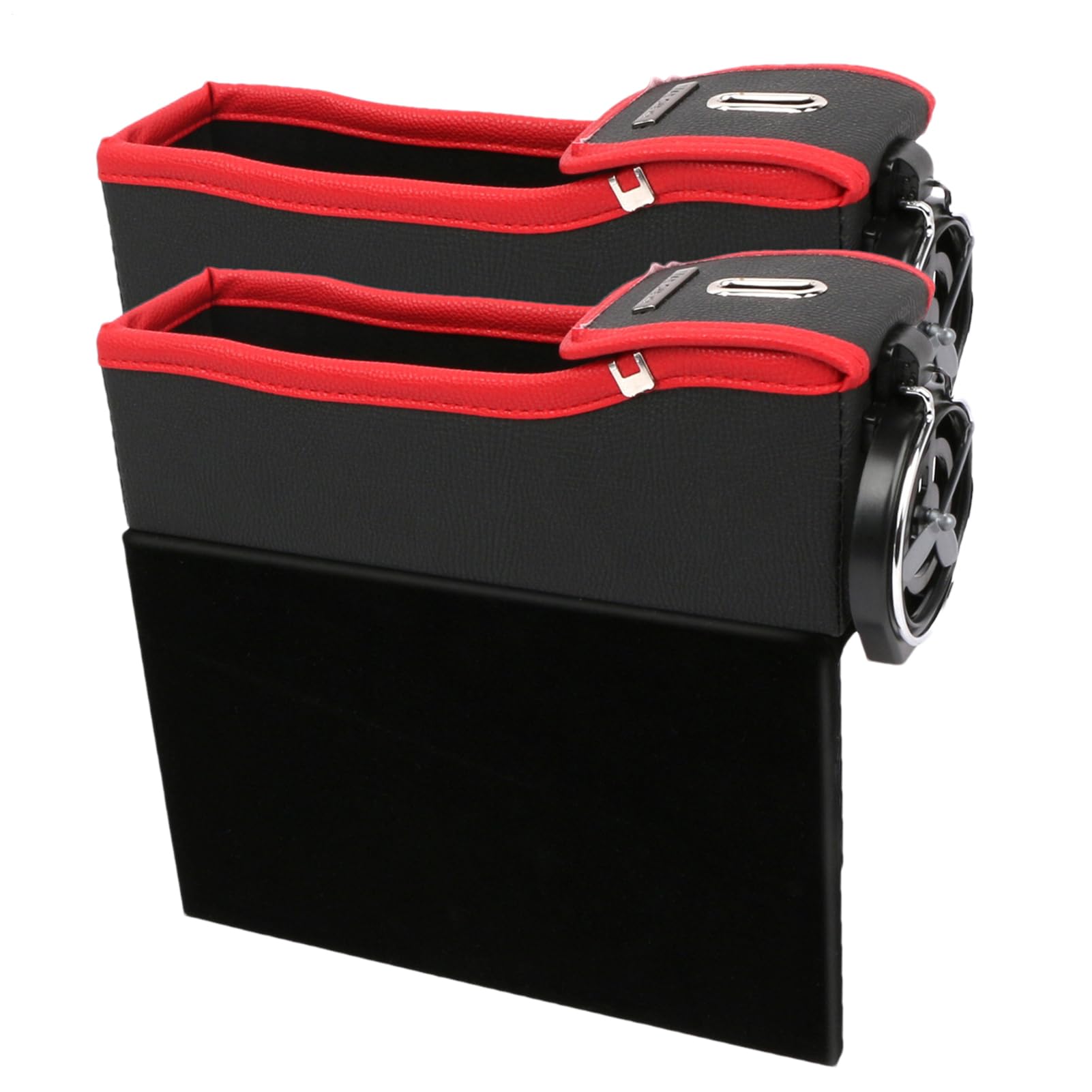 Organizer portaoggetti per fessura auto Organizer Laterale Console | 2x Scatola Portaoggetti Sedile Per Veicolo Telefono Occhiali Chiavi Carte