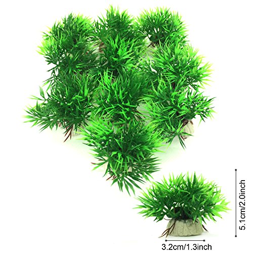 PietyPet Piante Artificiali Acquario Ornamenti