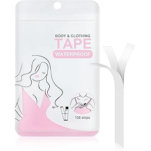 Nastro Biadesivo Trasparente 108 Pezzi - Fashion Tape Extra Forte Per Vestiti E Pelle, Invisibile E Resistente - Foto 6