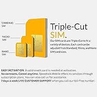 Vista 6 de SpeedTalk Mobile Kit de tarjeta SIM solo de datos - 400 MB 4G LTE WiFi Hotspot MiFi Modem Router de Internet Pague como quiera sin contrato