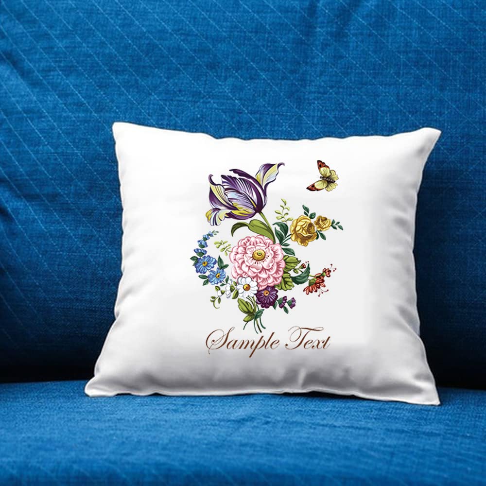 Butterfly Flower Iron On Patches - 40Pcs Heat Transfer Stickers For Clothing DIY Decor