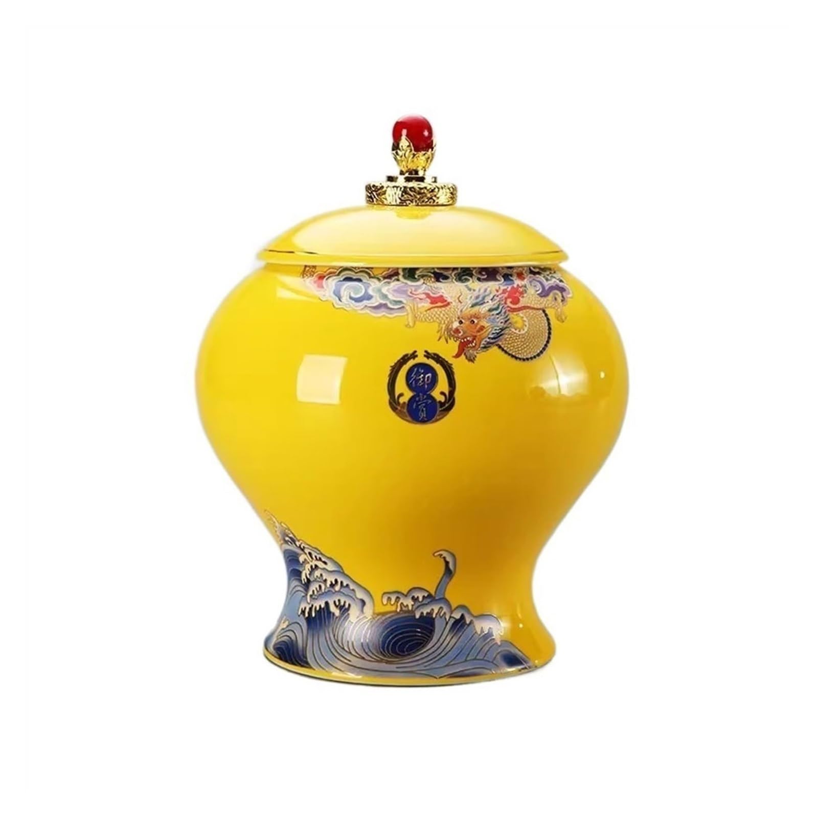 Pojemnik na herbatę domowy luksusowy pojemnik uszczelniający czarny pojemnik na herbatę zielona herbata duży słoik do przechowywania ozdoby ceramiczne pojemnik na herbatę słoik do