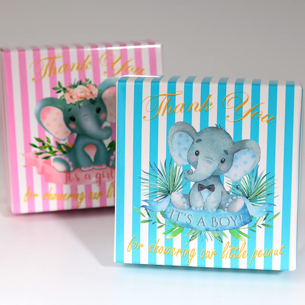 Amazon.com: AIXIANG 24 Packs Elephant Themed Baby Shower Return Favors for  Guests, Elephant Style Soaps + Blue Gift Boxes for Elephant Themed Baby  Shower Party Favors for Boys : Home & Kitchen