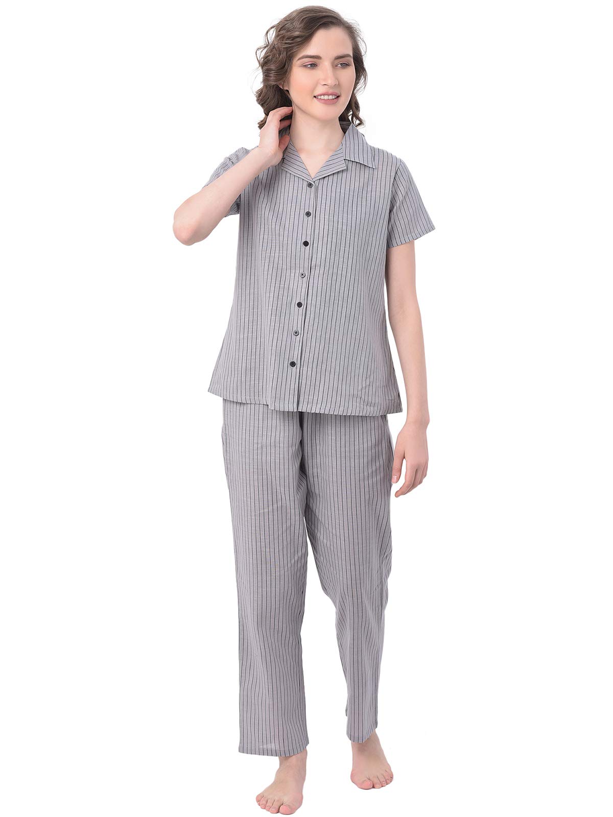 Women's Cotton Nightwear Set-image-43