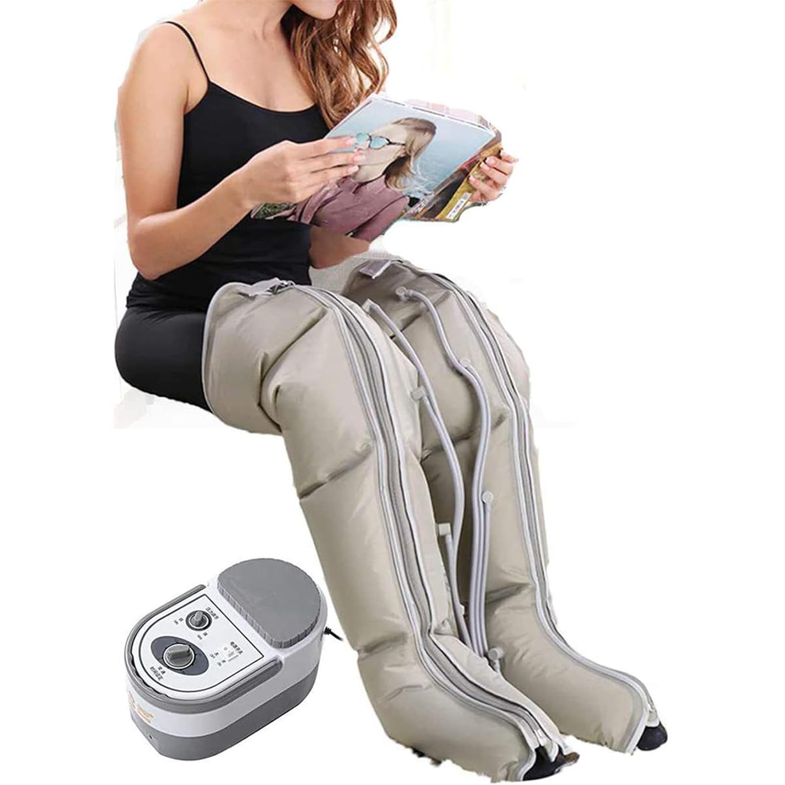 Masseur de jambe à compression d'air pour soulager la douleur des jambes lourdes