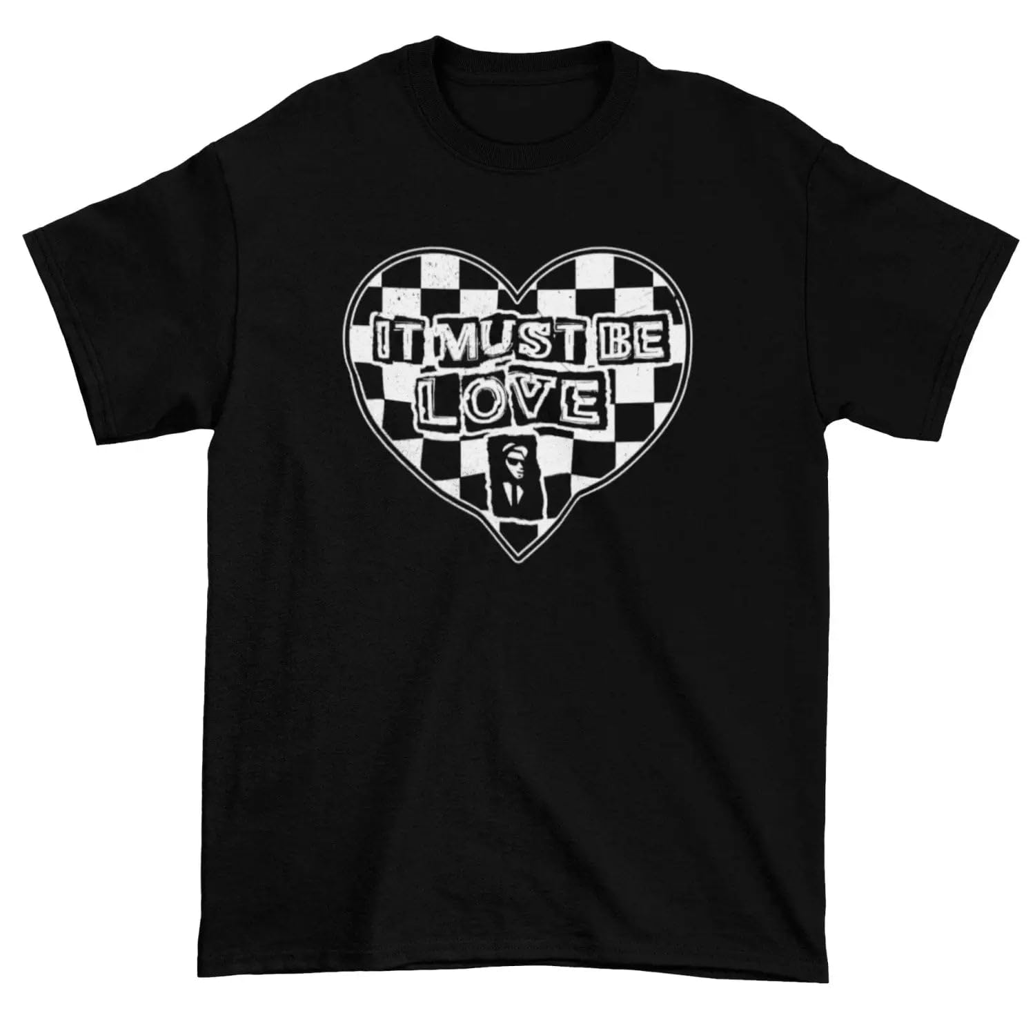 It Must Be Love Ska Music 2 Tone Madness Men's T-Shirt XXL/Black