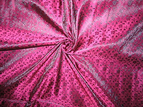 Tissu brocart de soie violet pour coudre une robe de soirée chic BRO102