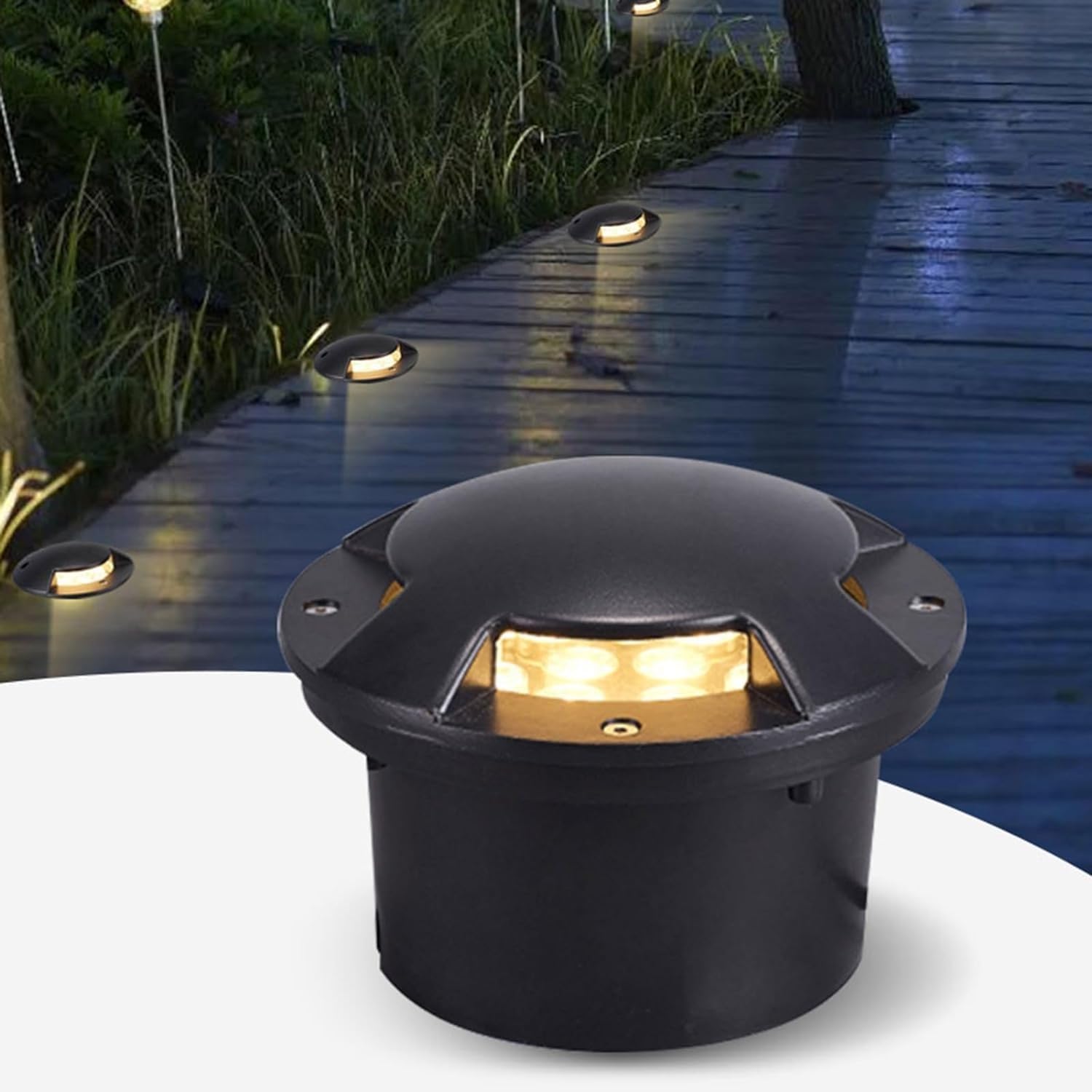Spot LED encastré de jardin pour sublimer votre terrasse