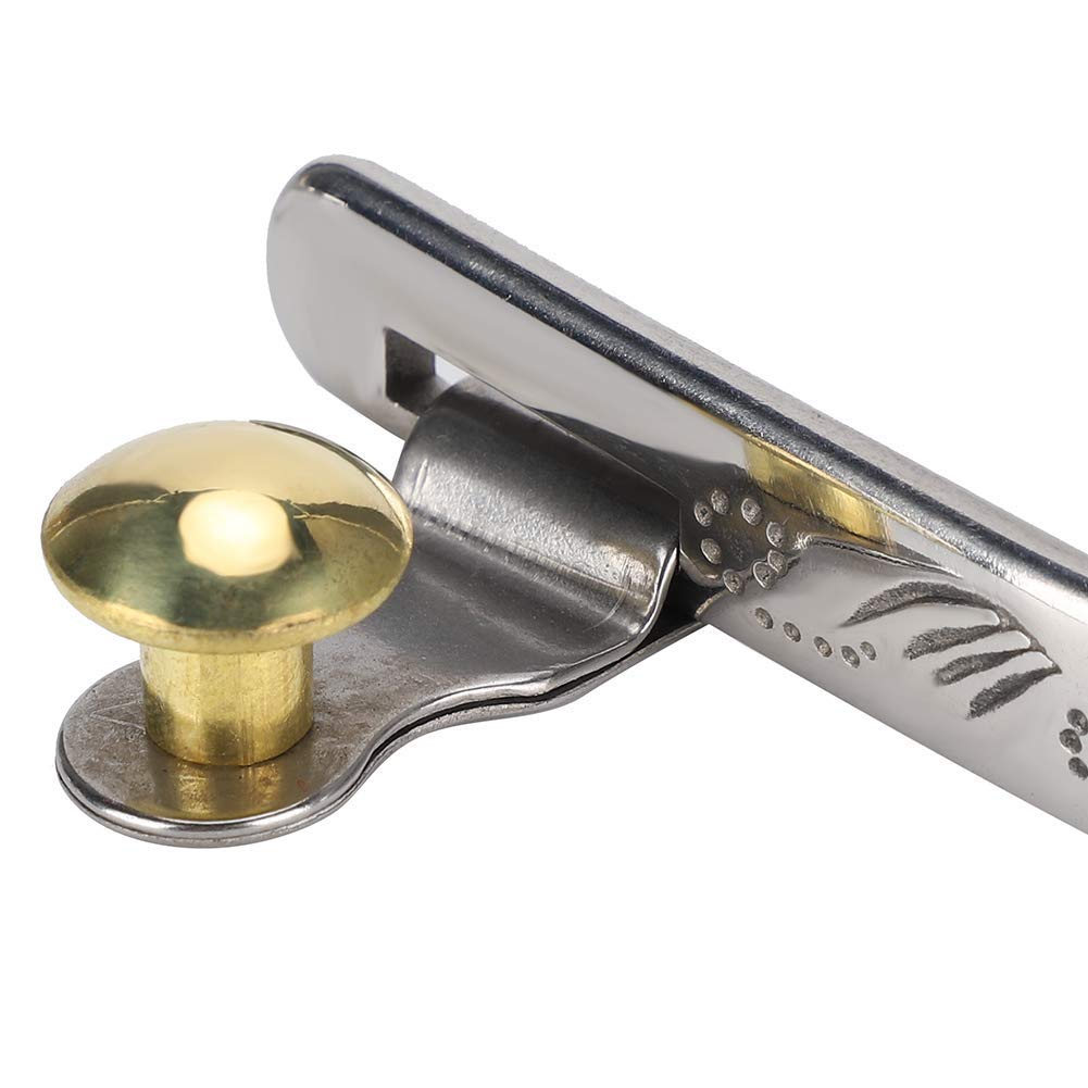 Zerodis Speroni per cavalli, 2 pezzi, stile cowboy occidentale, in acciaio inox, incisione floreale con ingranaggi in rame e fibbia per cintura in rame