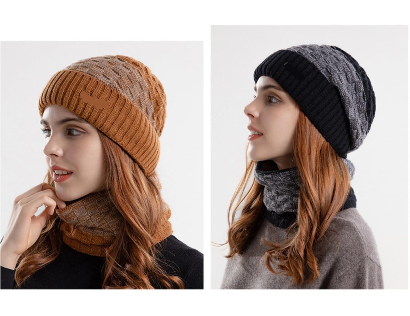 Mütze Wintermütze Mützen Damen Mützen Für Den Winter Merinowolle Gestrickt Mit Wolle Gefüttert Warm Unisex Wintermütze Haube Winter