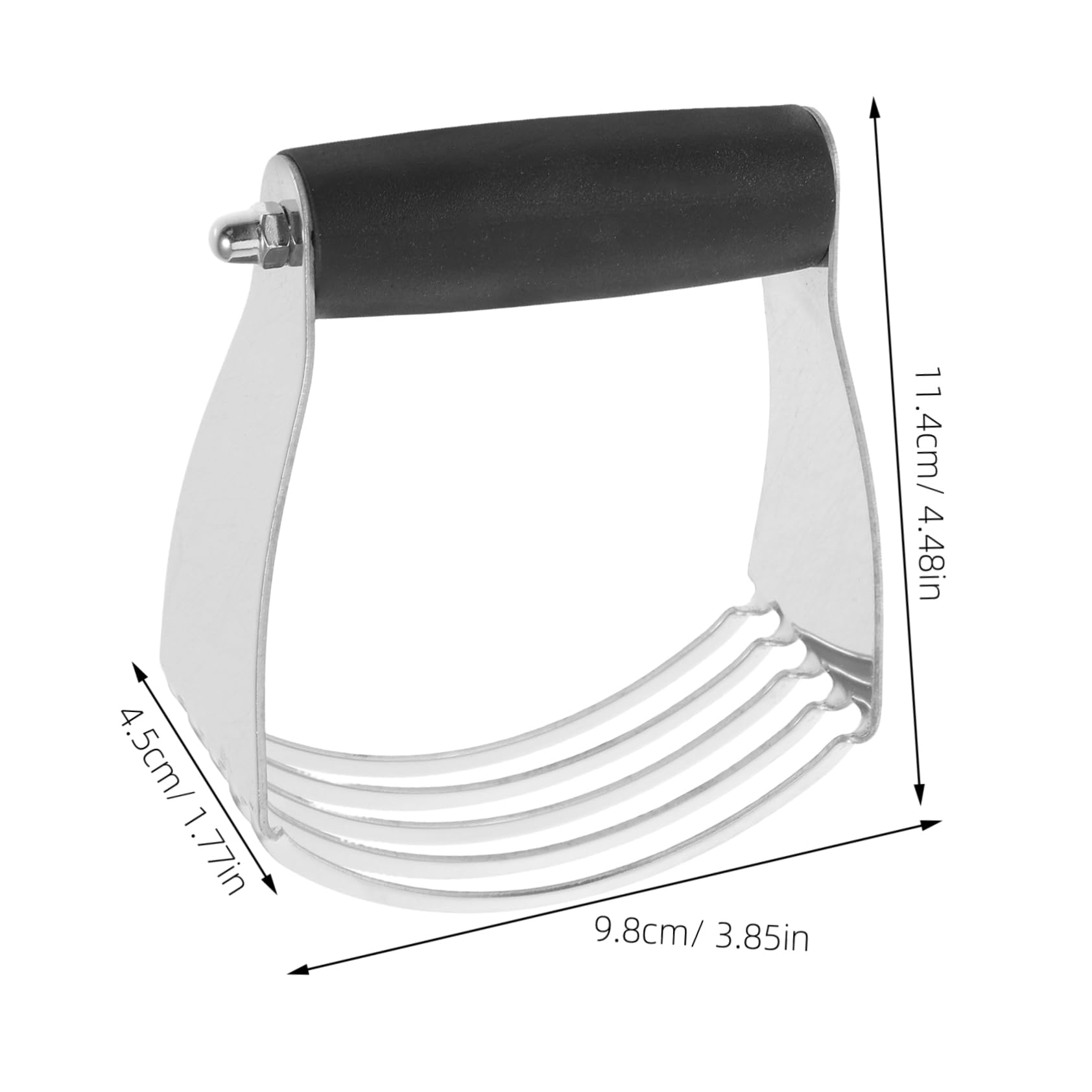 OKUMEYR Stainless Steel Dough Blender Steel Blades Baking Tool Bread Scraper Dough Cutter Flour Cut Knife Pastry Blender Butter Mixer Flour Scraper Pastry Cutter