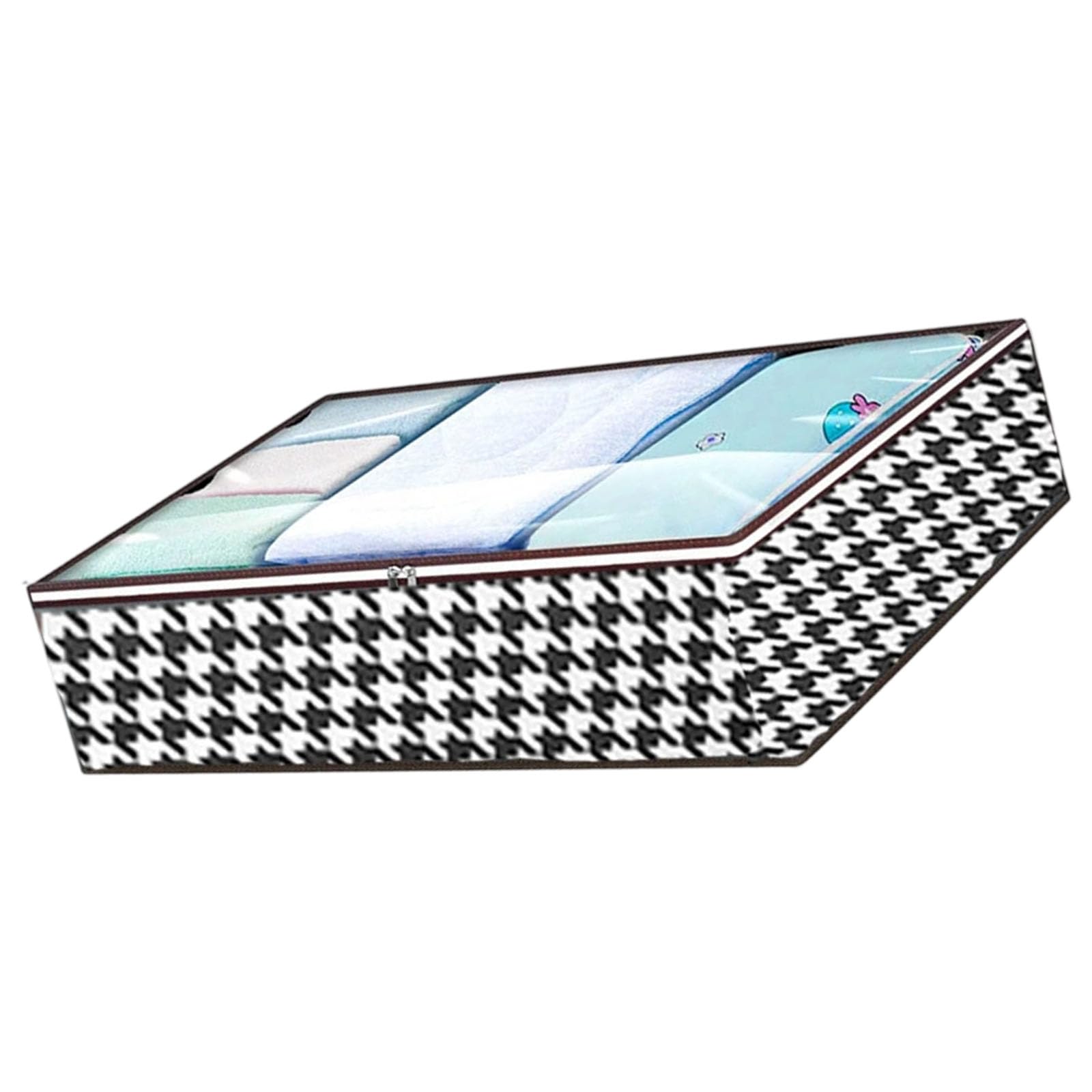 Snorvixre Sturdy Nonwoven Fabric Storage Bag Acessory for Seasonal Clothes and Bedding in Closet or Under Bed Fabric Bag Zippered Bags Closet Organiz