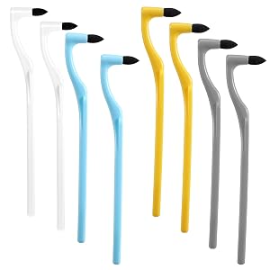 8 Pcs Tooth Stain Eraser Tartar Polisher Stain Removers Dental Plaque Tartar Eraser Plaque Tool Professional Dental Picks