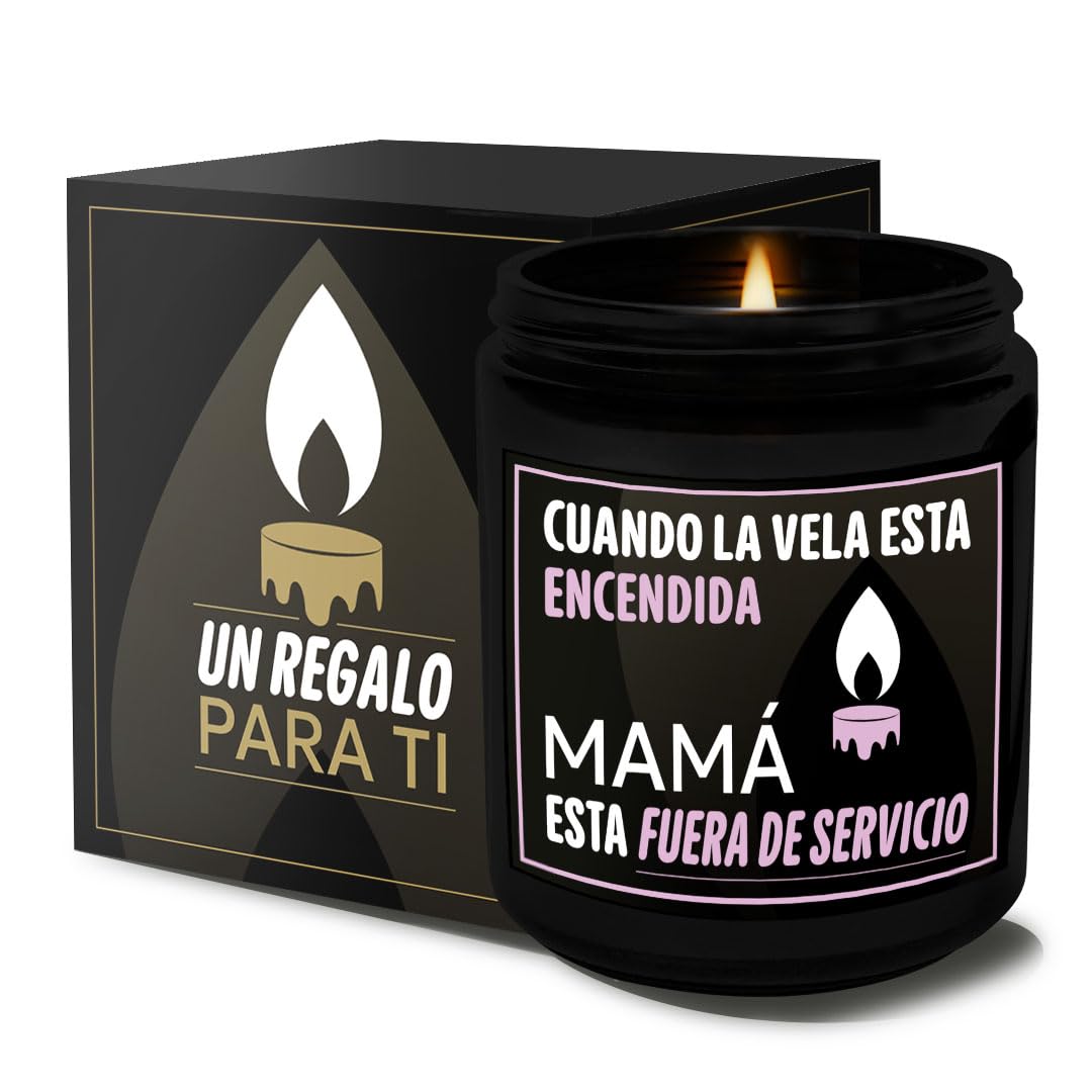 Vela Aromática Regalo Original y Divertido para Mamá o Madre – Ideas para Cumpleaños, Día de la Madre o Navidad