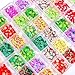 1 Box 6 Grid Fruit Slices Nail Sliders, Mixed Tiny Nail Jewelry, DIY Craft Polymer Clay Manicure Decor, 3D Nail Art Charm Decoration5