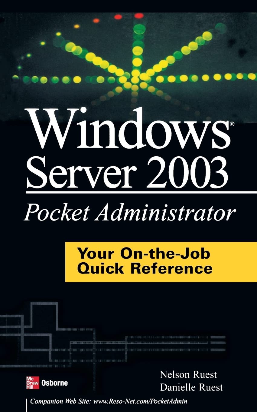 Windows Server 2003 Administrator (Pocket Administrator)