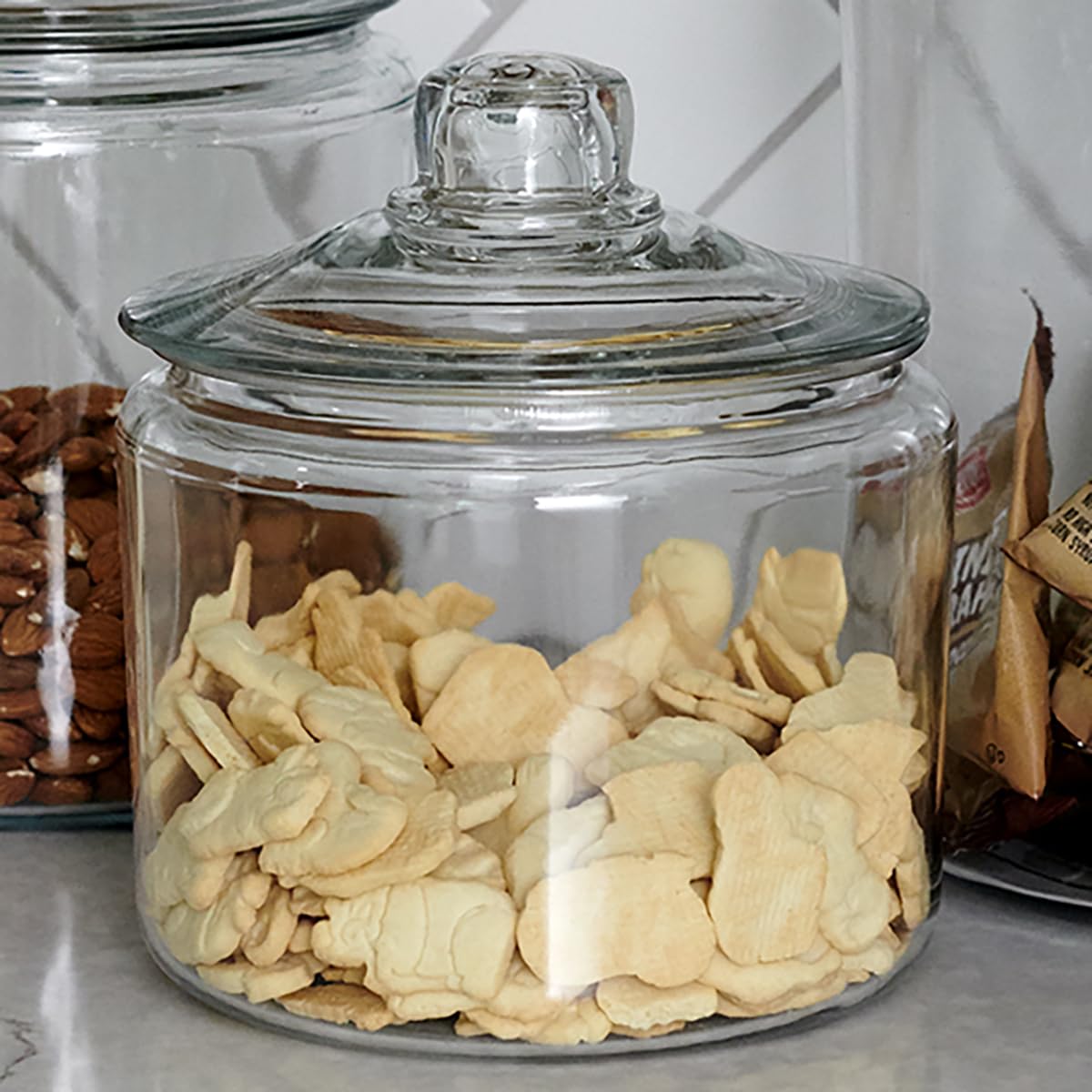 Amazon.com: Anchor Hocking Heritage Hill 1/2 Gallon Glass Jar with