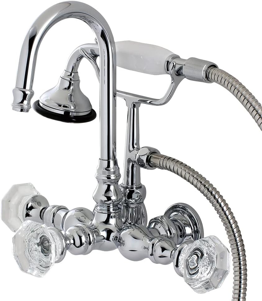 Nеw Arrіvаlѕ Kingston Brass AE8T1WCL Celebrity Clawfoot Tub Faucet, Polished Chrome