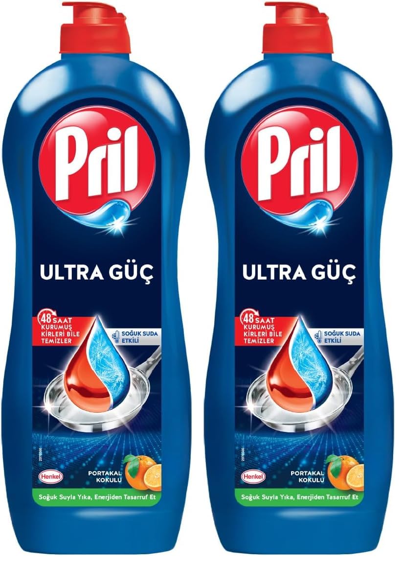 Pril Adana Portakalı Türkiye Serisi Sıvı Bulaşık Deterjanı 675 gr 2li paket