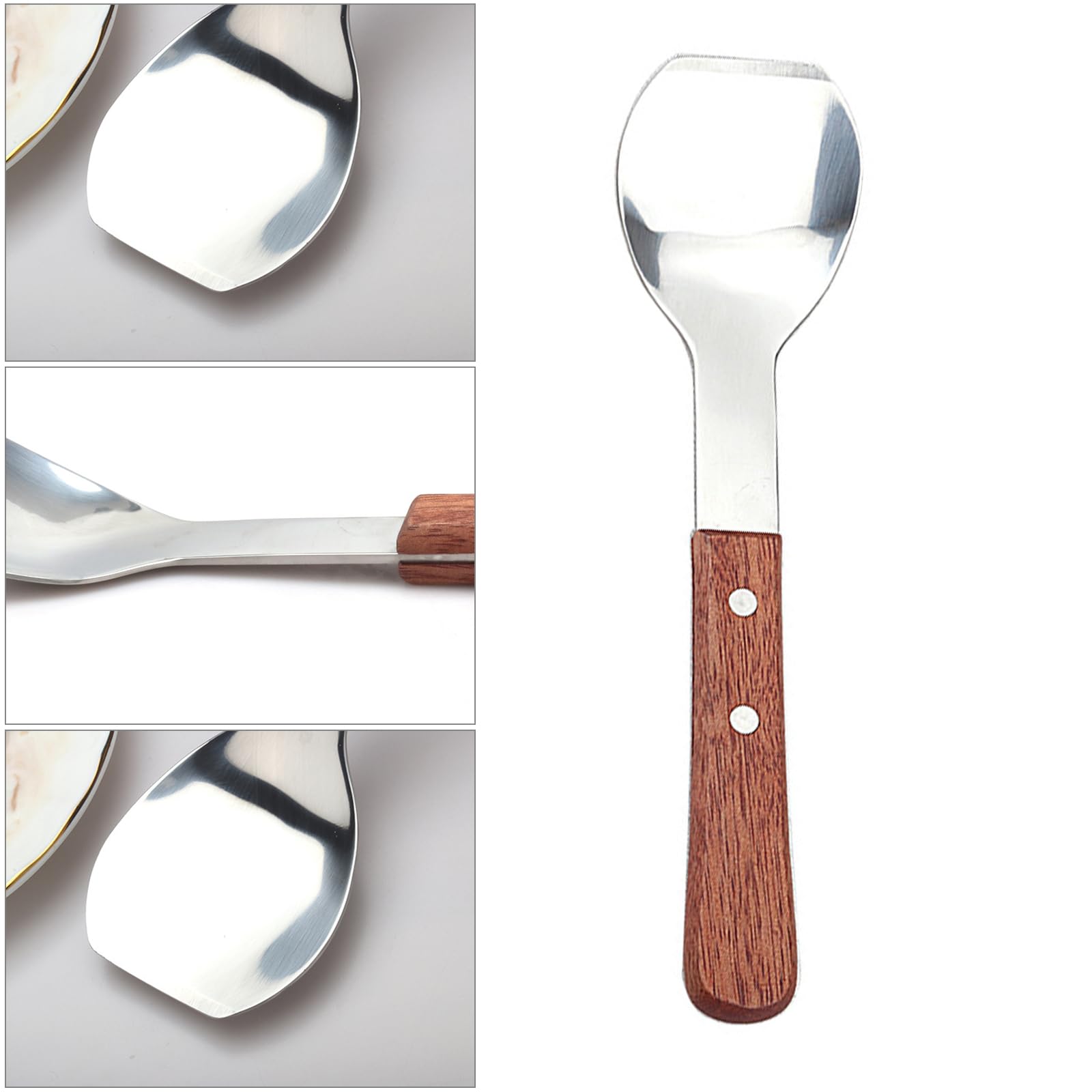 Porzionatore Per Gelato Con Espulsore,Cucchiaio Gelato in Acciaio Inox Lucidato