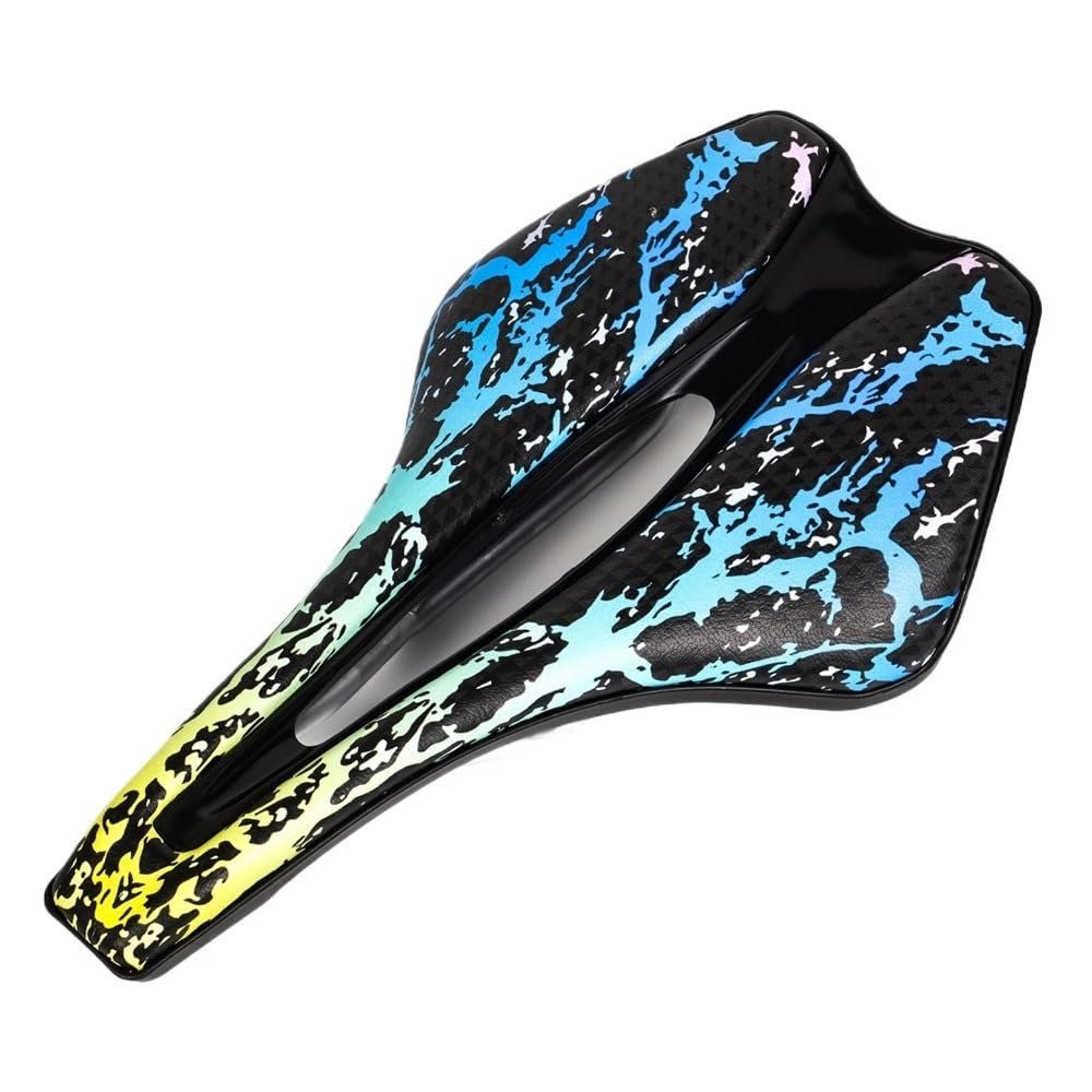 VFdthR Bike Seat Bicycle Seat Ultralight MTB Road Cyling Saddles Breathable Comfortable Cushion Bike Saddle(Blue)