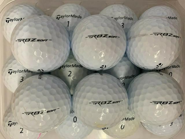 TaylorMade RBZ soft golf balls (used lake balls) Pearl / Grade A - pre-owned