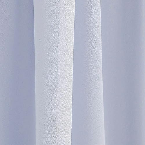 Miniatura 9 de Eternal Beauty Cortina de gasa para boda de 5 x 10 pies, cortinas de telón de fondo de gasa transparente para decoración de escenarios de fiestas, 2