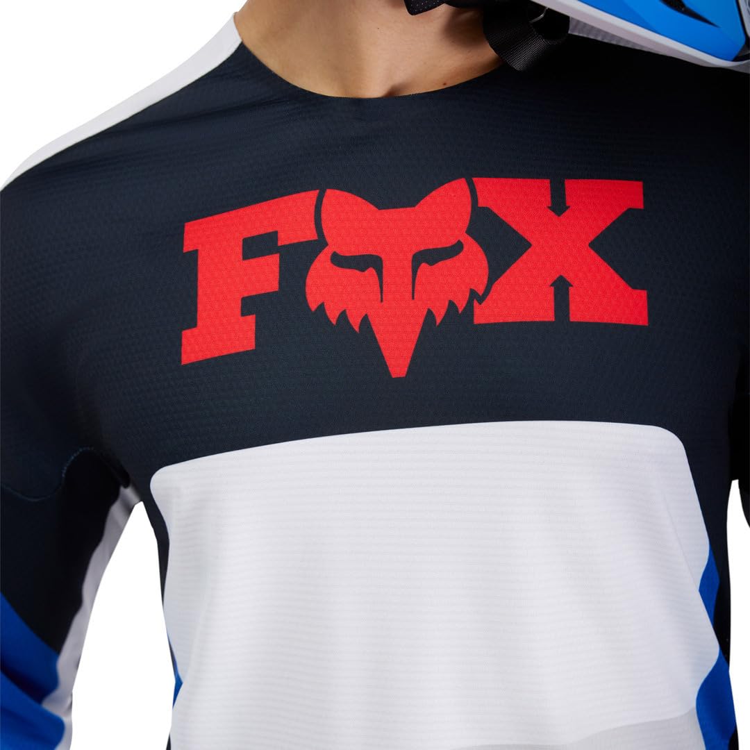 Fox 360 Fade Maglia da motocross, bianco/blu, M