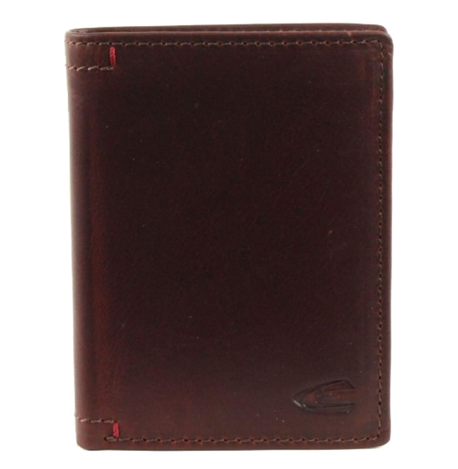 camel active Torby Salamanca portfel męski w formacie portretowym skóra, Dunkelbraun, 9,5 x 2 x 12, Etui na monety
