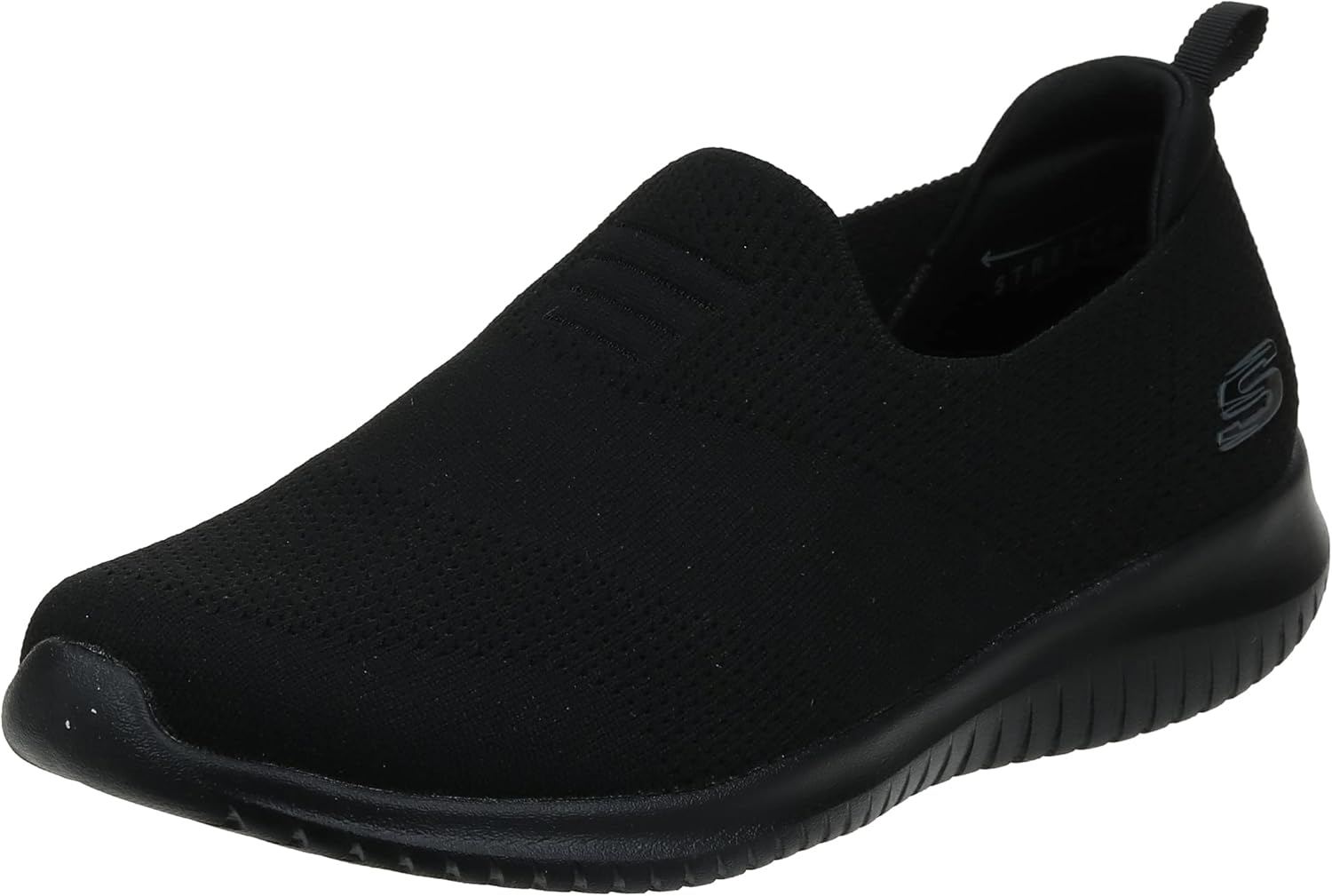 Skechers womens Sneaker,Black,9 M US