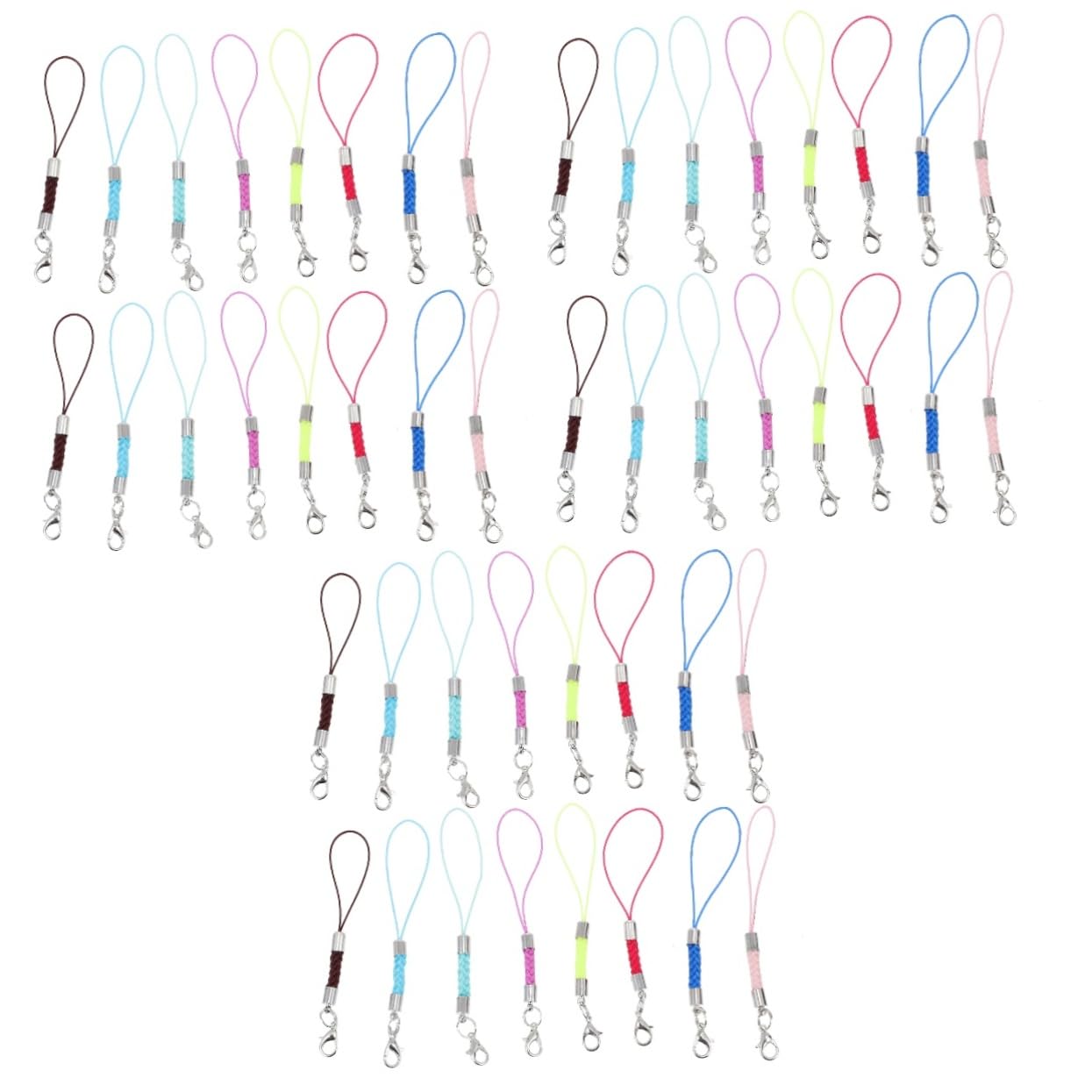 DOITOOL 120 Piezas Cordón Trenzado Para Teléfono Decoración De Mano Cordón Para Teléfono Móvil Decoración De Cámara De Teléfono Inteligente Accesorio Para Teléfono Móvil Teléfonos Móviles