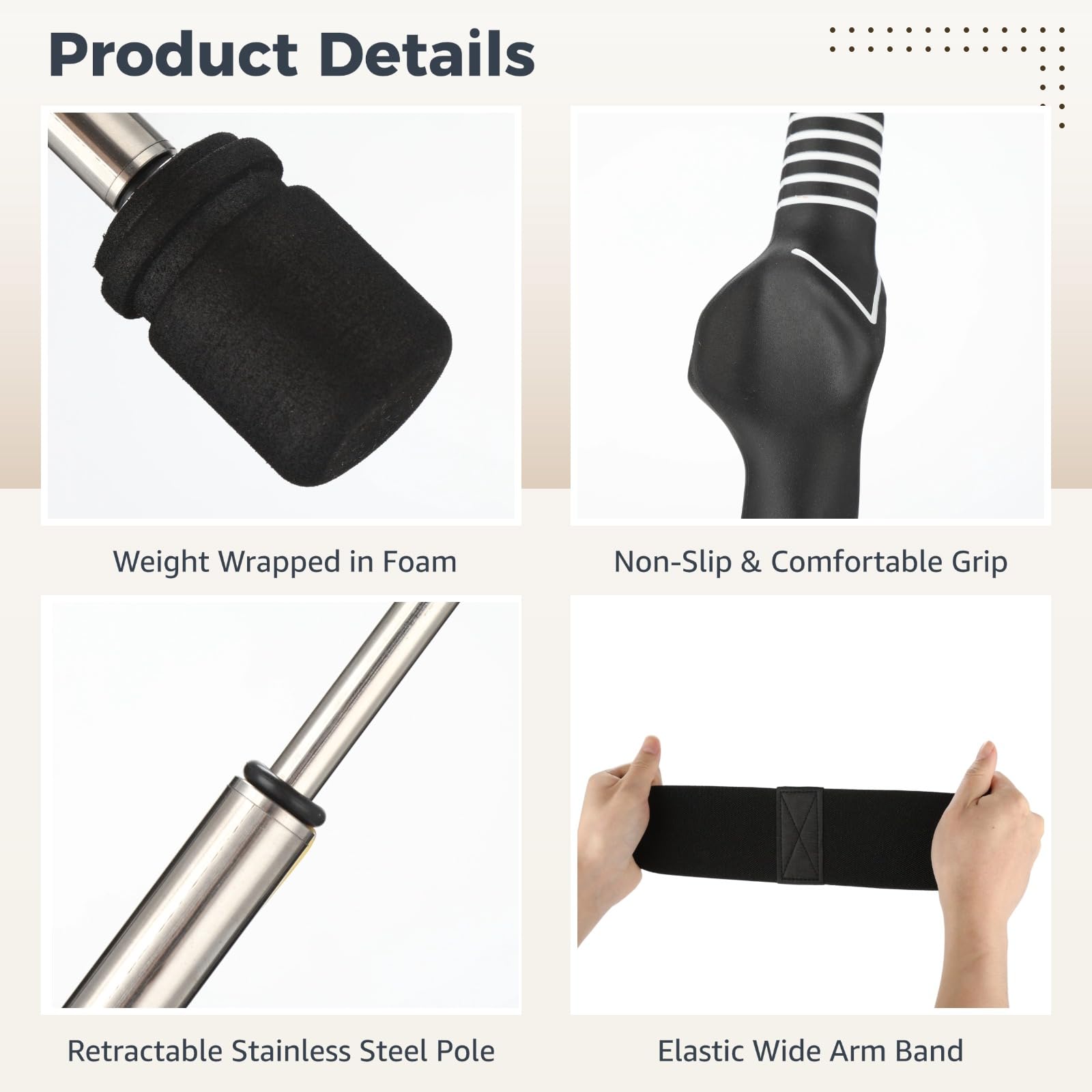 Ayuda de entrenamiento de swing de golf, entrenador de agarre para diestros con banda para el brazo, entrenador retráctil con retroalimentación de clic audible, para práctica de calentamiento