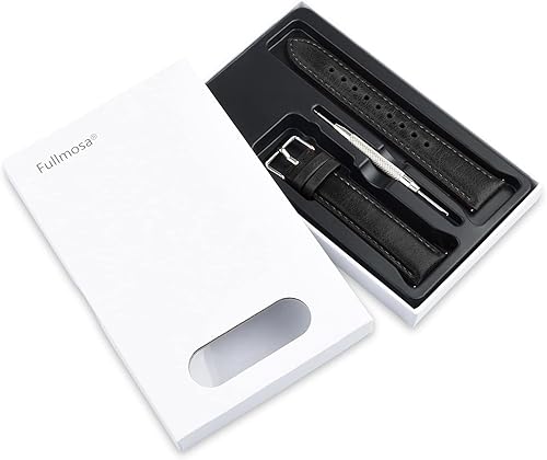 Miniatura 7 de Fullmosa Correas de reloj de cuero de 0.866 in compatibles con Samsung Galaxy Watch de 1.81 pulgadas, Galaxy Watch 3 de 1.77 pulgadas, Gear S3