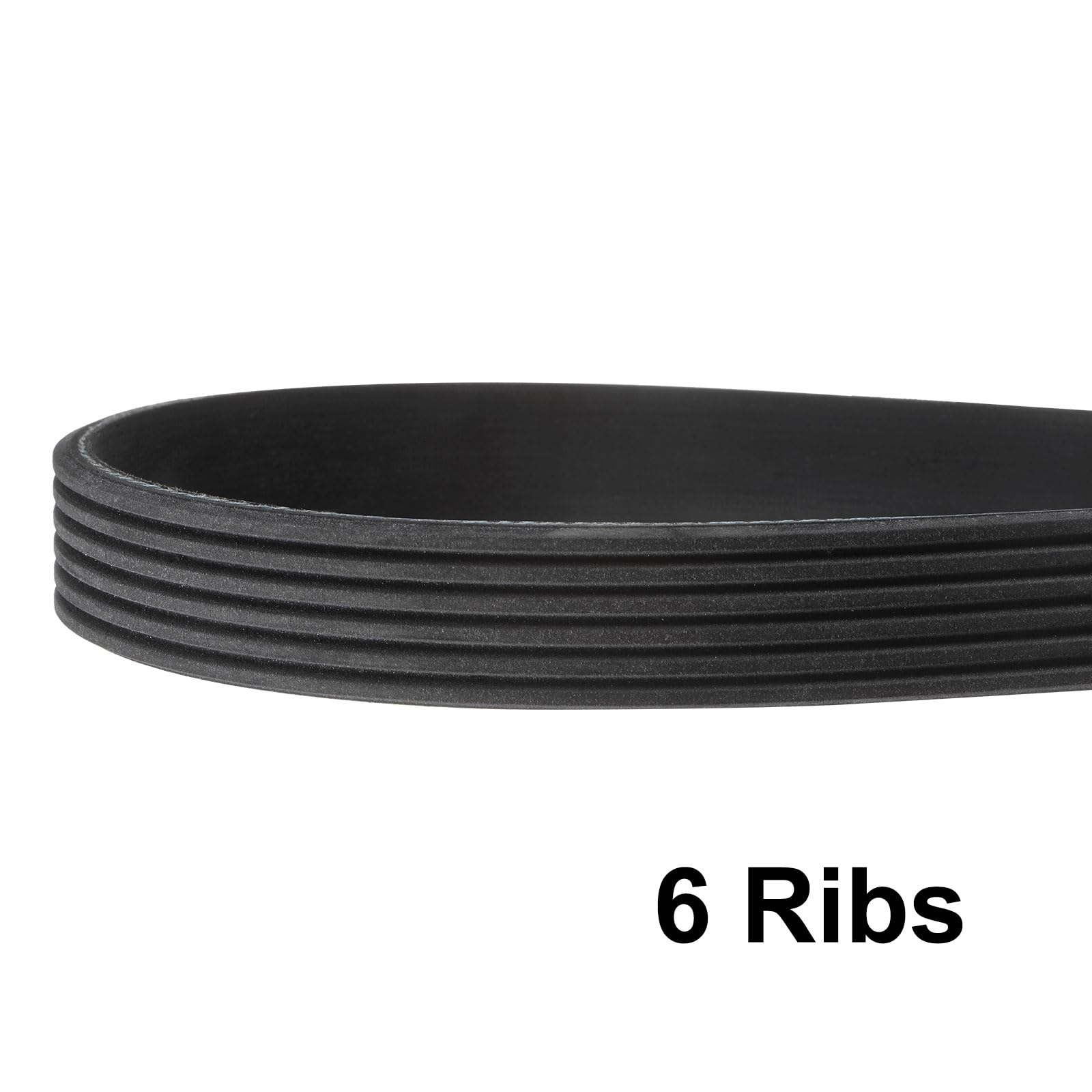 sourcing map 6PK820 Courroie trapézoïdale nervurée 6 baleines 820 mm de longueur x 21 mm de largeur x 5 mm de hauteur, courroie en EPDM Poly V Courroie multi-coins