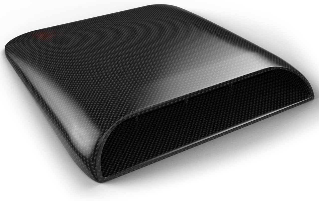 TUINCYN ユニバーサルフードベントスクープ 自動車 SUV 装飾エアフローインテークトリム フープベントカバー 1パック (カ