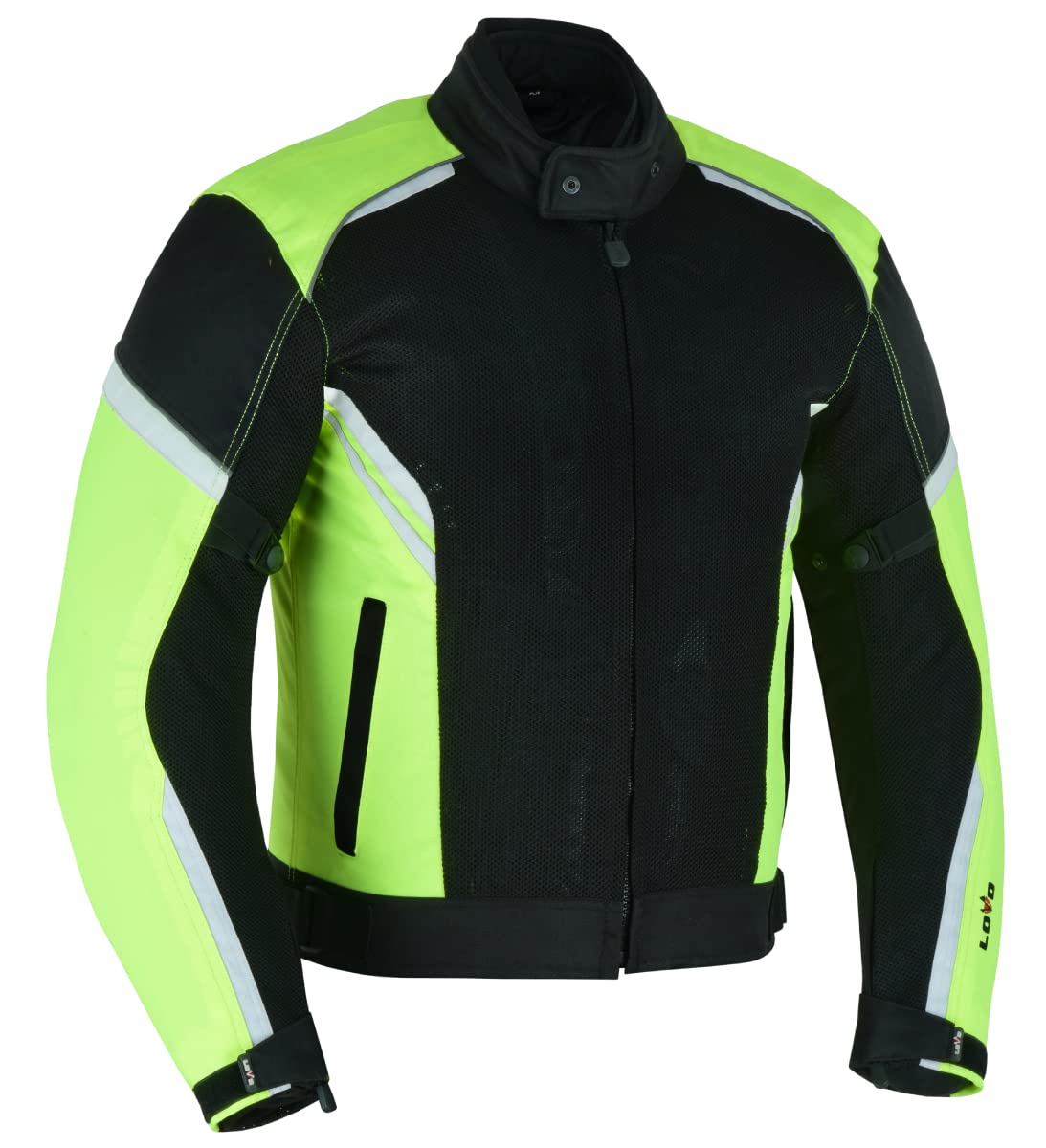 LOVO - Chaqueta Perforada Tricapa de Verano para Moto Unisex - Chaqueta Moto Verano Hombre y Mujer - Protección y Ventilación para Días Cálidos - Chaquetas de Verano Moto de Alta Protección